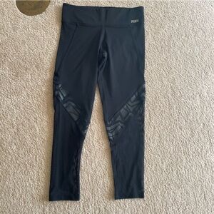 Victoria Secret Black Mesh Leggings